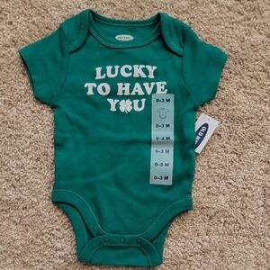 NWT St. Patrick's Day Onesie